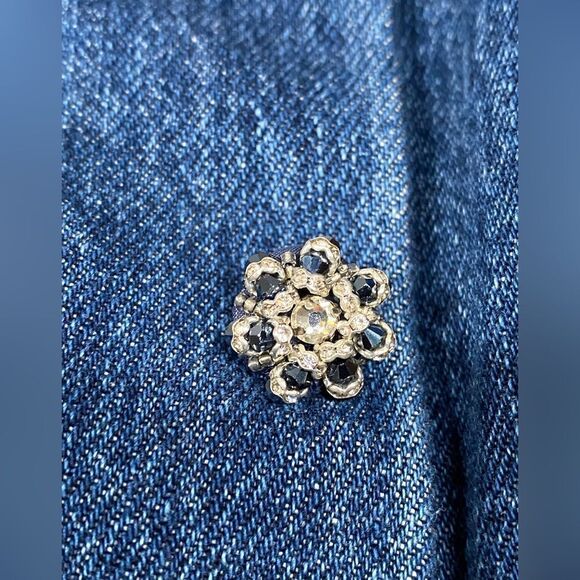 Self-Portrait  Two-Piece Denim Jumpsuit size 2 - Picture 11 of 16